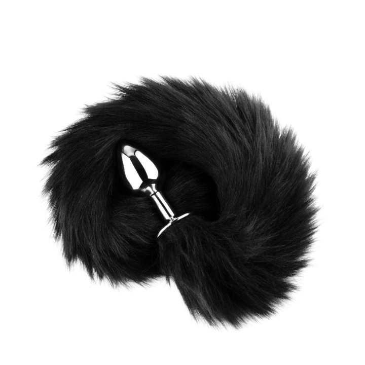 Plug analny Lisi ogon XL – stal nierdzewna, średnica 2,7 cm, ogon 38,5 cm