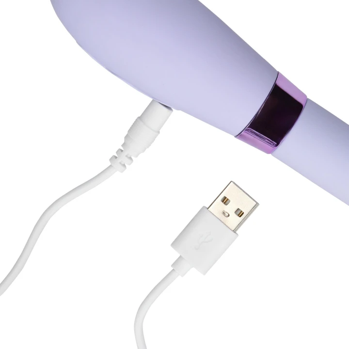 Wibrator silikonowy Loveline z wypustkami, ABS, wibrujący, stymulacja punktów erogennych