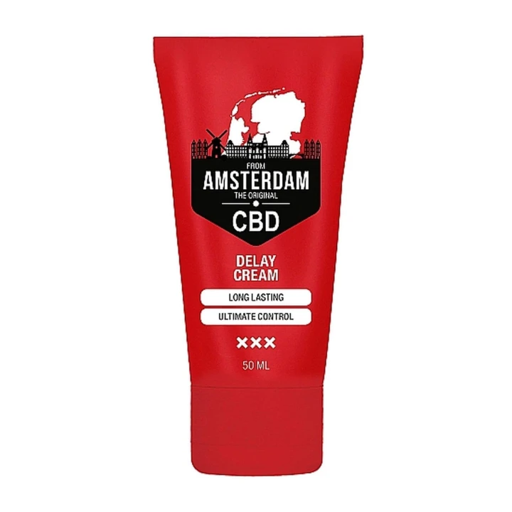 Krem opóźniający CBD - Amsterdam Original, 50 ml, na bazie kannabidiolu, do zewnętrznego użytku