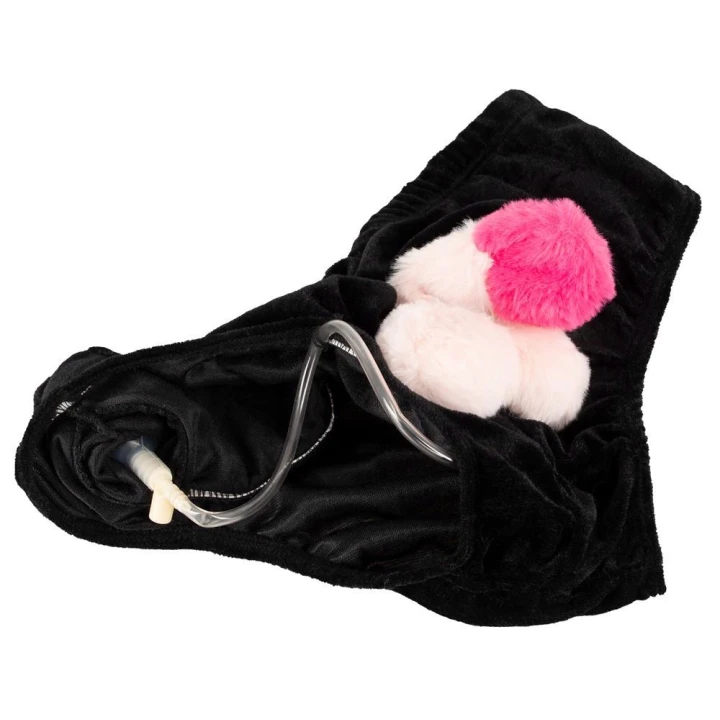 Majtki z nadmuchiwanym penisem – unisex, 100% poliester, idealne na imprezy i żarty