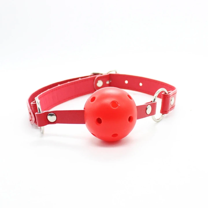 Zestaw Bondage Fetish B-Series 8 elementów, imitacja skóry, czerwony