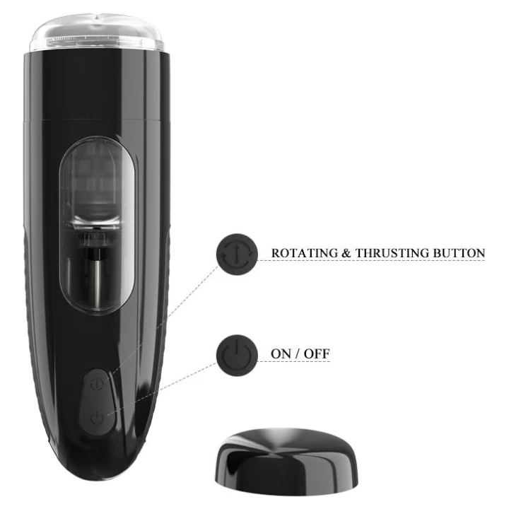 Masturbator automatyczny Pretty Love MARLON, 10 funkcji, USB, rotating & thrusting