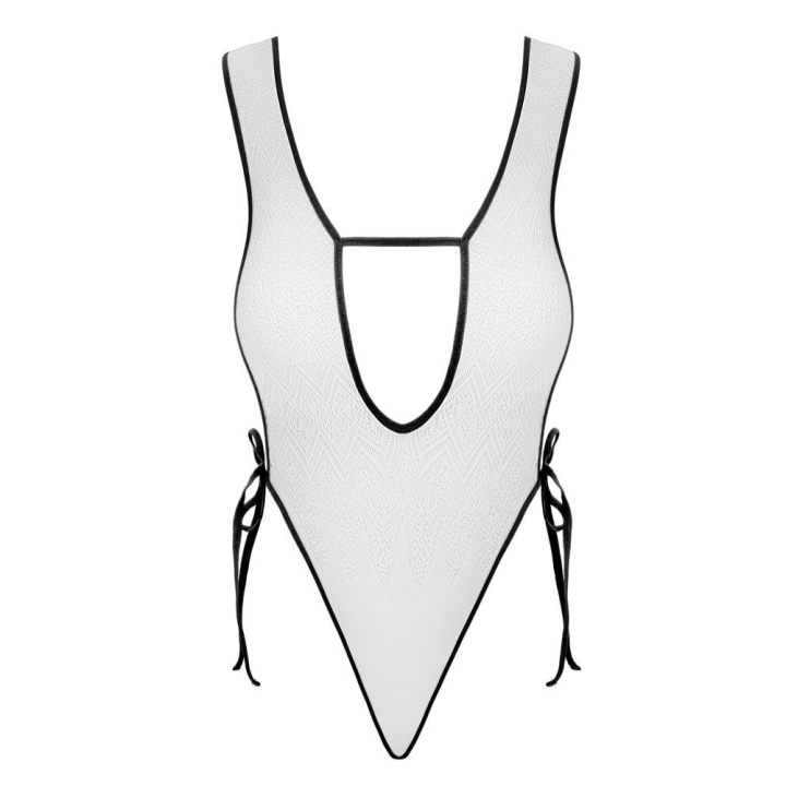 Body COTTELLI LINGERIE – ombré koronka, wiązania boczne, wysokie wycięcia