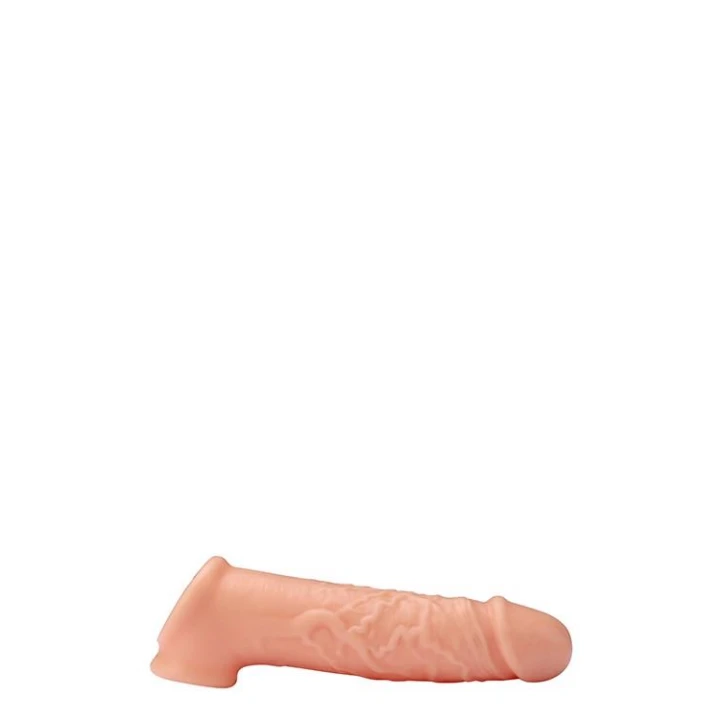 Przedłużacz na penisa RealStuff, silikonowy, średnica 4 cm, długość 17 cm