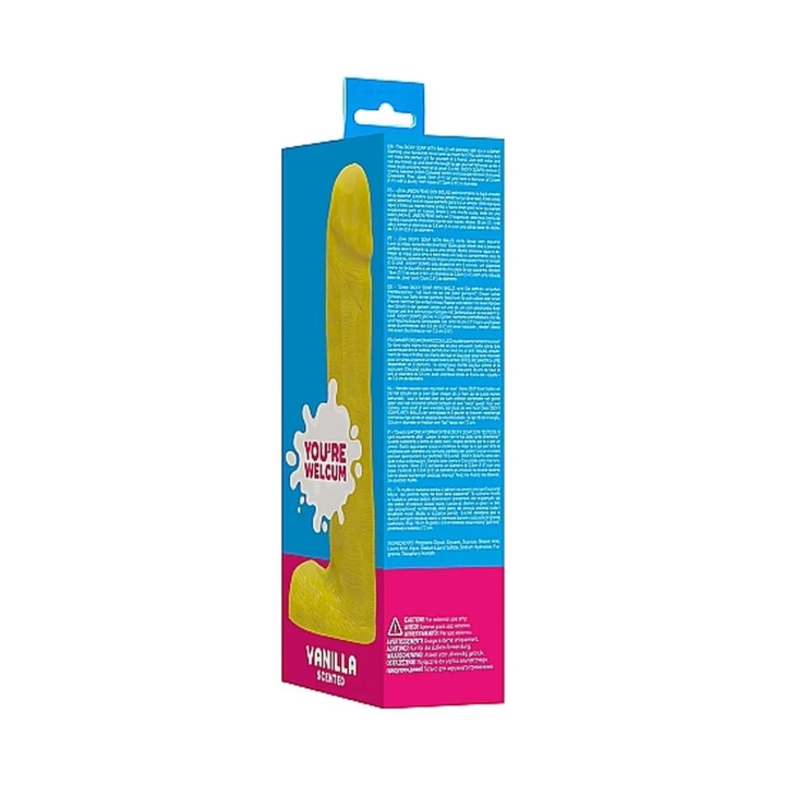 Mydło do ciała - Dicky Soap, zapach waniliowy, długość 18 cm, oryginalny kształt