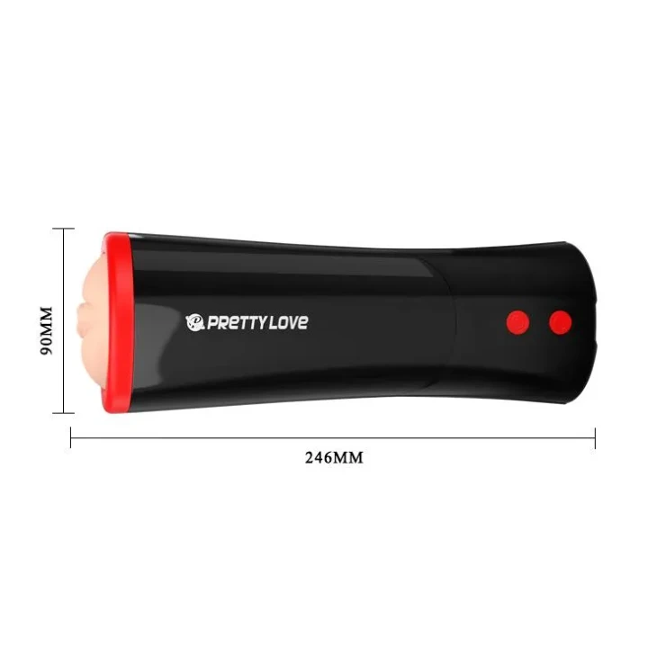 Masturbator automatyczny PRETTY LOVE OZZY z 3 poziomami pchania i dźwiękiem stymulującym