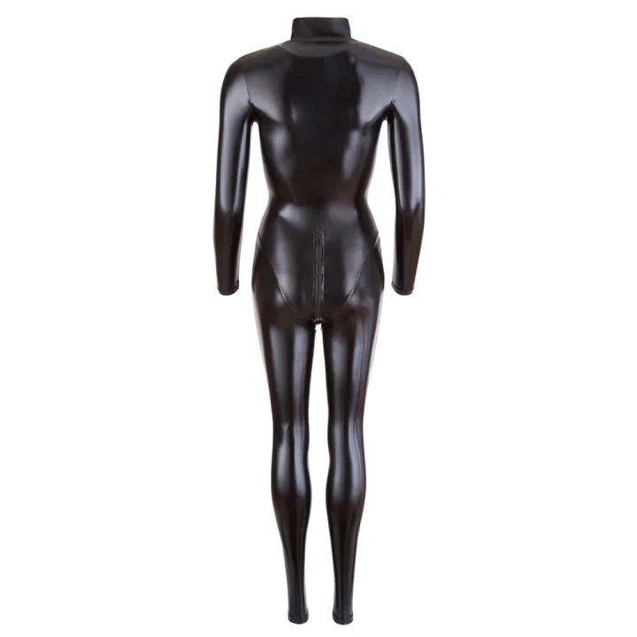 Kombinezon błyszczący COTTELLI LINGERIE, długi rękaw, elastyczny, rozmiar S