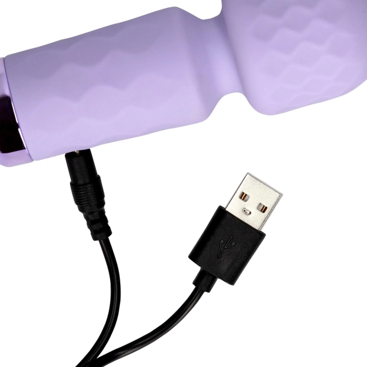 Wibrator Mini Wand Loveline z ABS/Silikon, Wibrujący, Uniwersalny do Przyjemności
