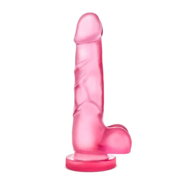 Dildo B YOURS, realistyczne żyłki, przyssawka, materiał PVC, 3,7 cm