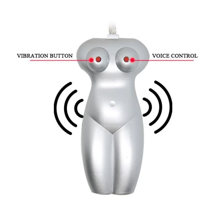 Wibrator podwójny BAILE z realistyczną strukturą, wibrujące jaja, sterowanie wieloma prędkościami