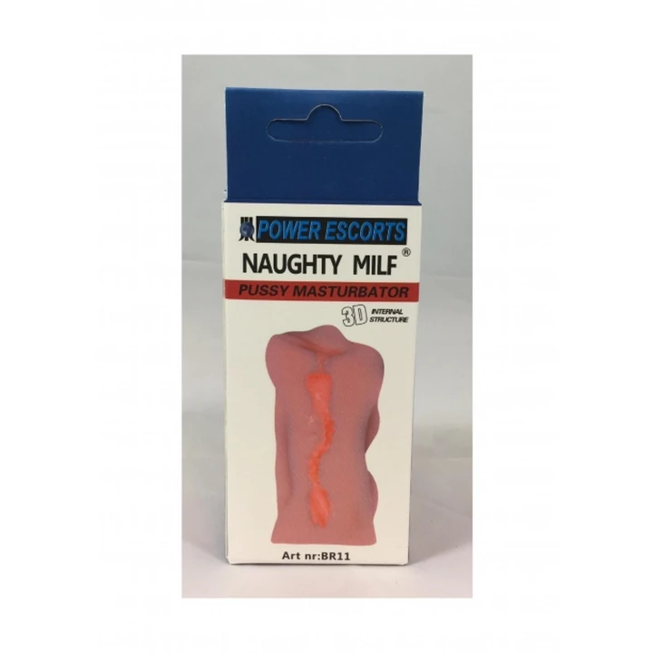 Masturbator kieszonkowy Eskorty mocy, silikonowy, elastyczny, z miękką powłoką