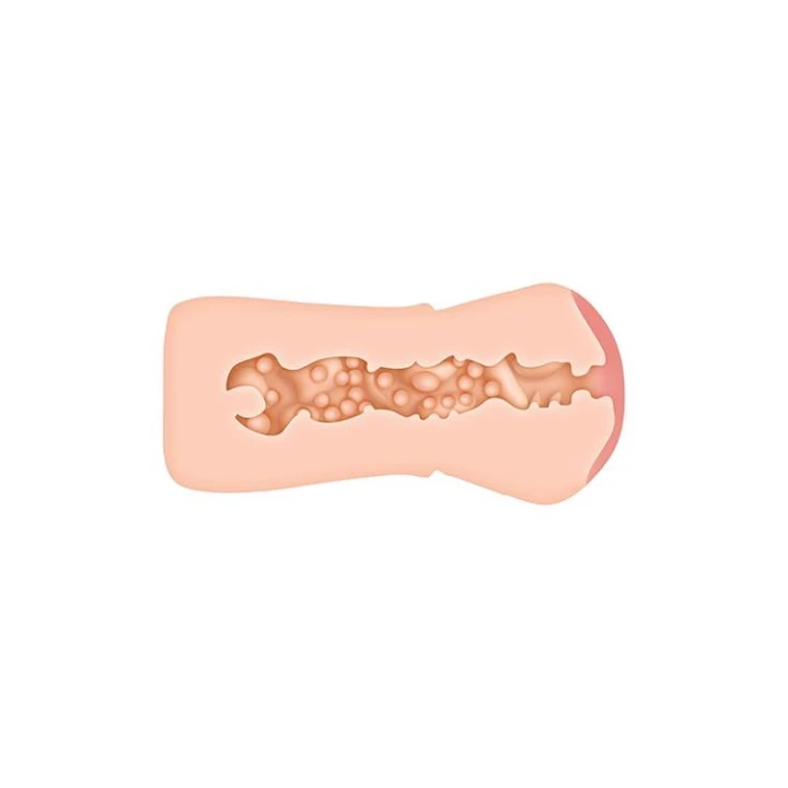 Masturbator TPE Sasha Grey - Realistyczny, elastyczny, z fakturą wypustek