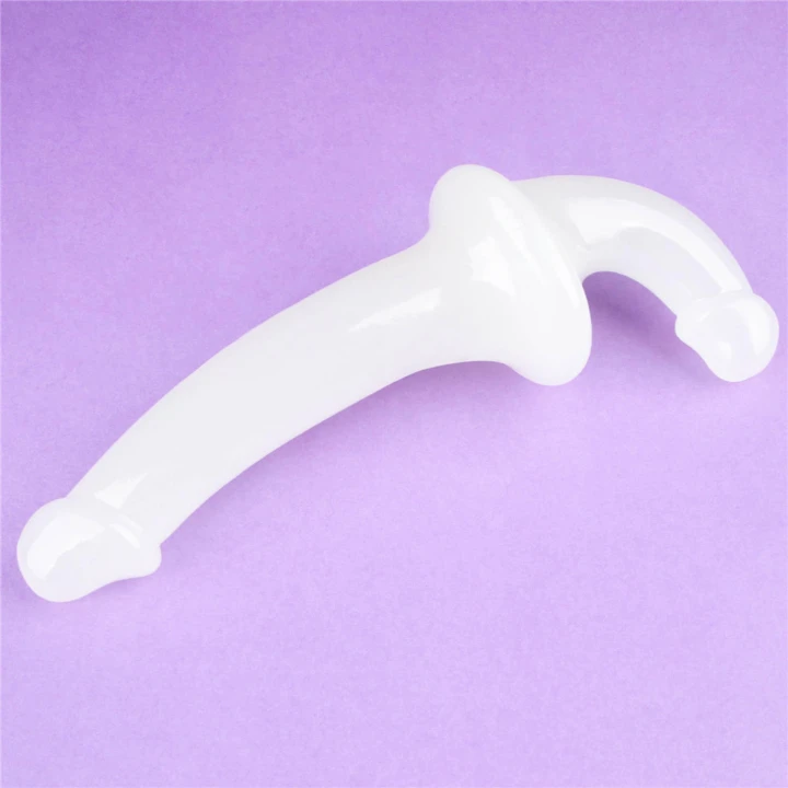 Dildo Lumino Play, 10.5'', TPE, świecący w ciemności, strapless
