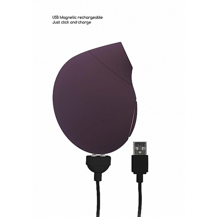 Wibrator Seductive Purple, wodoodporny, silikon medyczny, akumulator USB