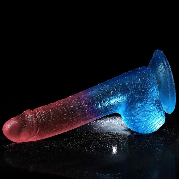 Dildo realistyczne Dazzle, 19 cm długości, materiał TPE, z przyssawką
