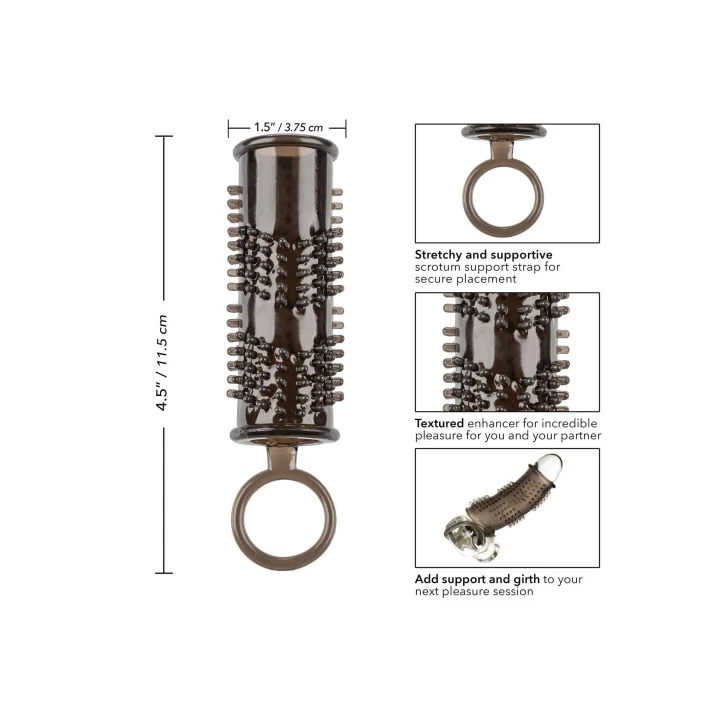 Slej do przyjemności TPE, zwiększona średnica, długość 11.5 cm, wodoodporny