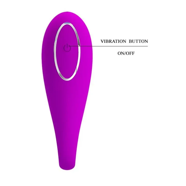 Wibrator silikonowy PRETTY LOVE - AUGUST, 12 funkcji, Bluetooth, wodoodporny