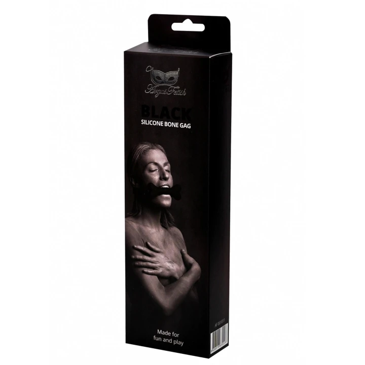 Knebel silikonowy Kość, regulowany, bezpieczny dla ciała, bez smaku i zapachu