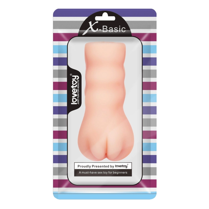 Masturbator kieszonkowy X-Basic – TPE, wodoodporny, 13 cm