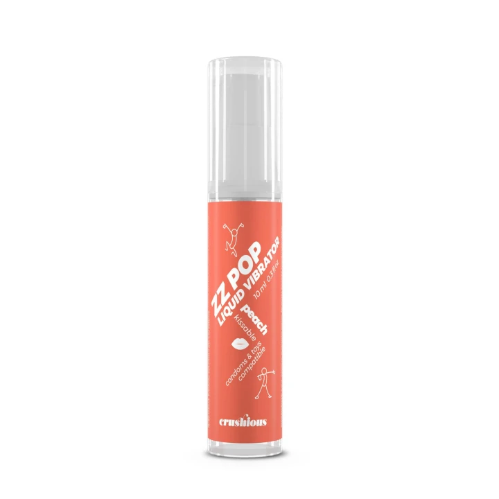 Żel stymulujący ZZ POP - Aromatyczny, 10ml, Efekt wibracji, Brzoskwiniowy zapach
