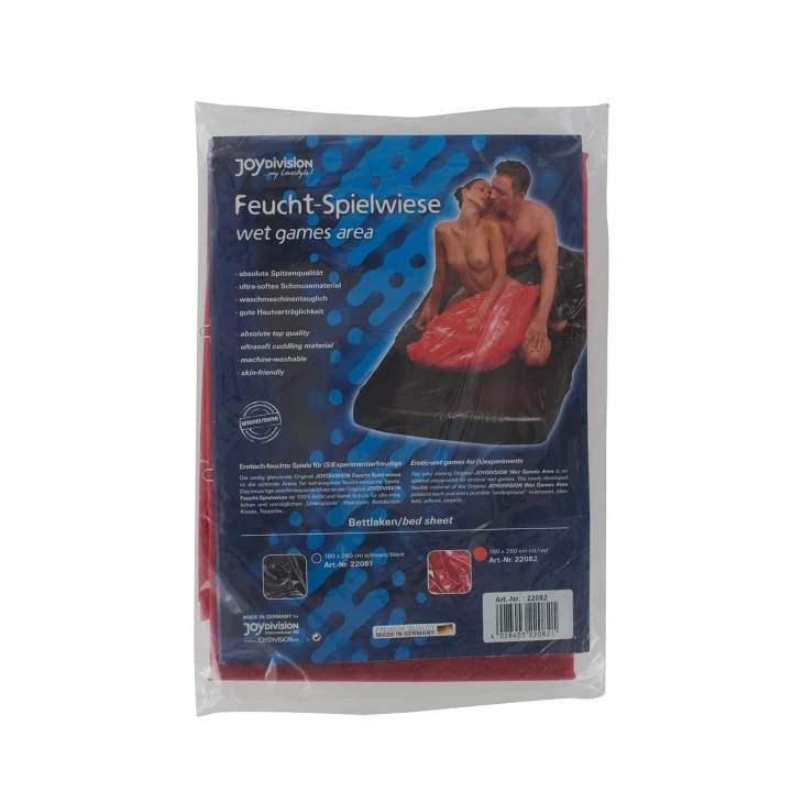 Mata do Wet Gier, WetGAMES, 180 x 260 cm, wodoodporna, czerwona