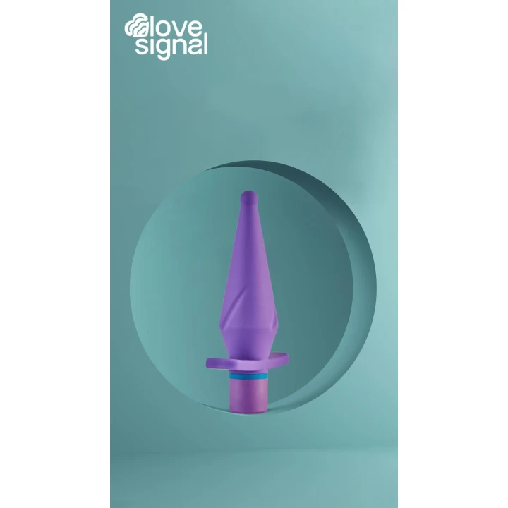 Wibrator analny Dreamtoys Love Signal — silnik 3 poziomy + 7 programów, USB