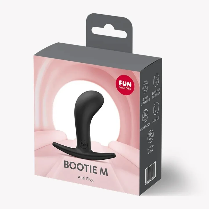 Dildo analne Fun Factory Bootie M – silikon medyczny, giętki, 9,3 cm długości
